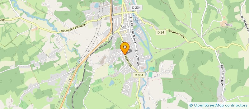 localisation de l'entreprise MONSIEUR JEAN TUCOULAT  GAN