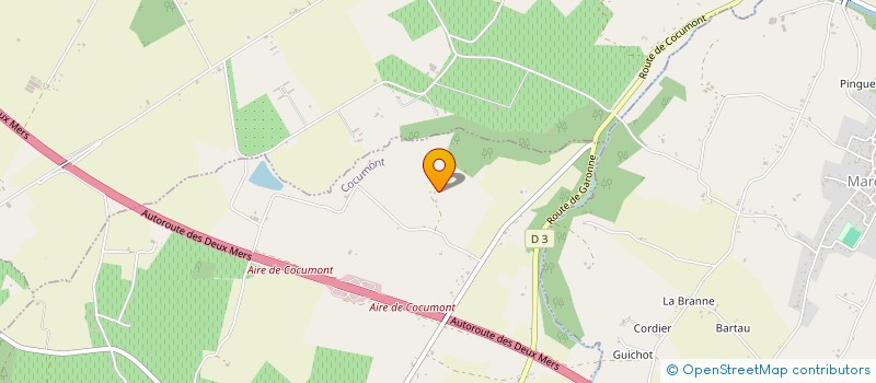 localisation de l'entreprise MONSIEUR JEAN TURIN  COCUMONT