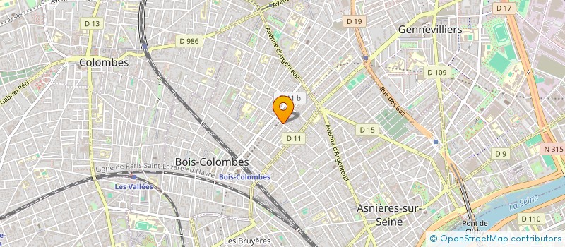 localisation de l'entreprise MONSIEUR JEAN TURMEAU à BOIS-COLOMBES