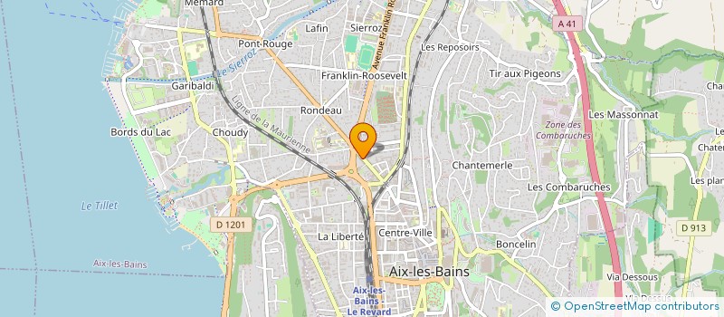 localisation de l'entreprise MONSIEUR JEAN TURMEL à AIX-LES-BAINS