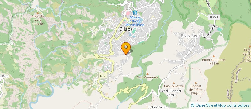 localisation de l'entreprise MONSIEUR JEAN TURPIN à CILAOS