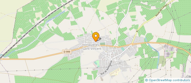 localisation de l'entreprise MONSIEUR JEAN TURREL  JONQUIERES-SAINT-VINCENT