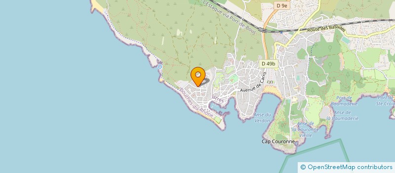localisation de l'entreprise MONSIEUR JEAN UCELLI à MARTIGUES