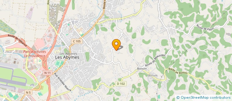localisation de l'entreprise MONSIEUR JEAN-UDES GATOUX à LES ABYMES