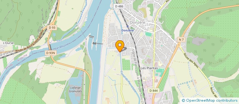 localisation de l'entreprise MONSIEUR JEAN UHLMANN  DONZERE