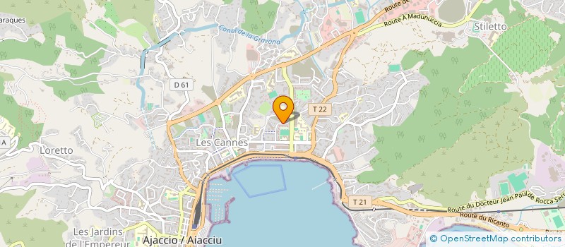 localisation de l'entreprise MONSIEUR JEAN ULRICH à AJACCIO