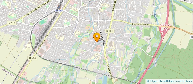 localisation de l'entreprise MONSIEUR JEAN UMBHAUER  COLMAR