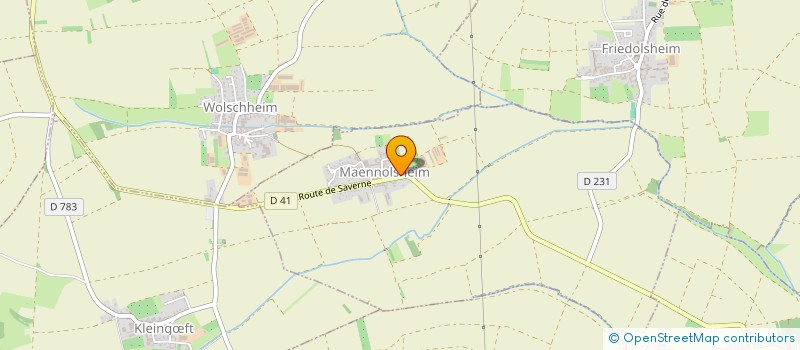 localisation de l'entreprise MONSIEUR JEAN URBAN  FURCHHAUSEN