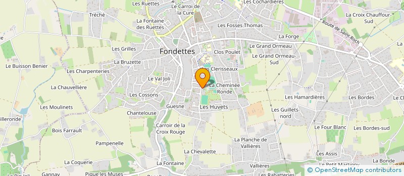 localisation de l'entreprise MONSIEUR JEAN UWIMANA à FONDETTES