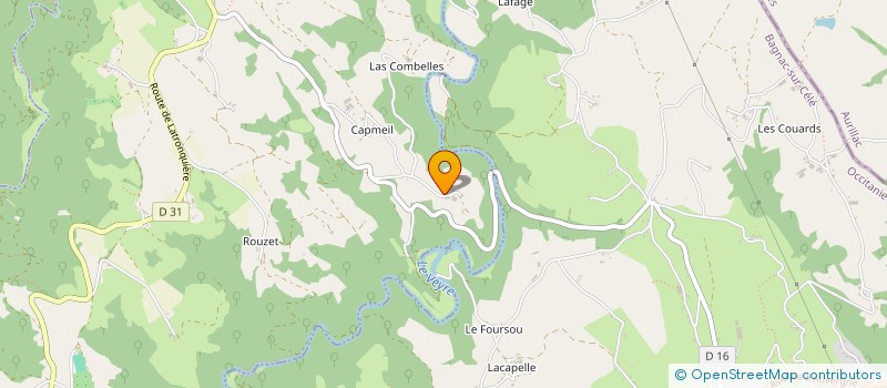 localisation de l'entreprise MONSIEUR JEAN VABRE à LINAC
