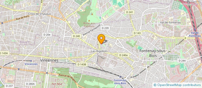 localisation de l'entreprise MONSIEUR JEAN VACCANI  FONTENAY-SOUS-BOIS