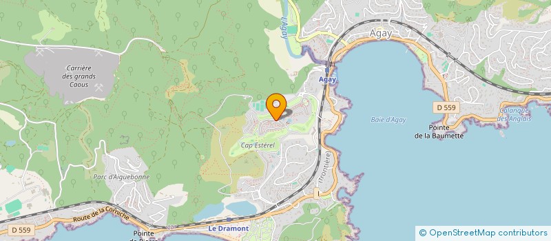 localisation de l'entreprise MONSIEUR JEAN VACCARI  SAINT-RAPHAEL