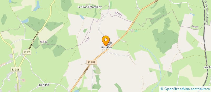 localisation de l'entreprise MONSIEUR JEAN VACHER  LUZY