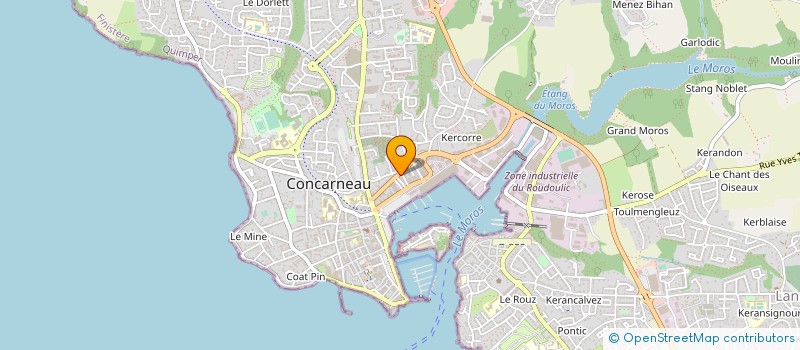 localisation de l'entreprise MONSIEUR JEAN VADESNE à CONCARNEAU
