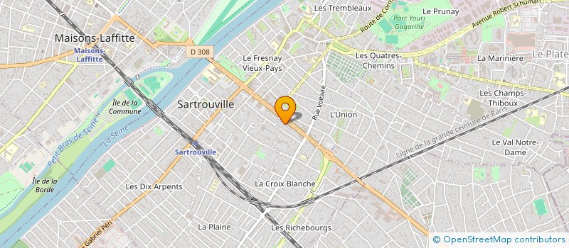 localisation de l'entreprise MONSIEUR JEAN VADIER à SARTROUVILLE