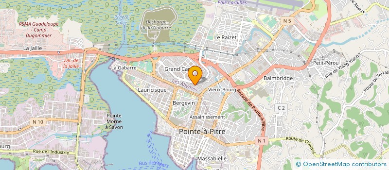 localisation de l'entreprise MONSIEUR JEAN VAGAO à LES ABYMES
