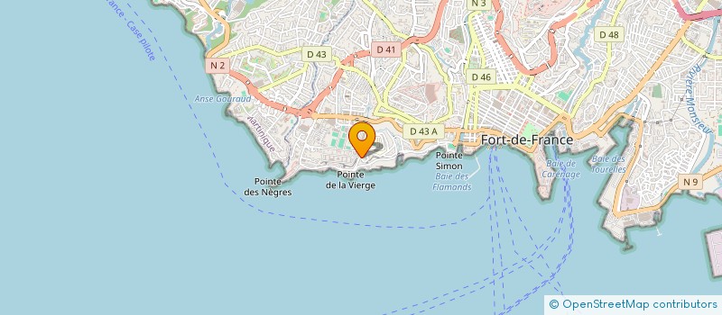 localisation de l'entreprise MONSIEUR JEAN VAILLANT à FORT-DE-FRANCE