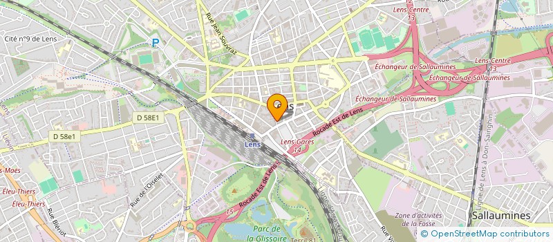 localisation de l'entreprise MONSIEUR JEAN VAILLER  LENS