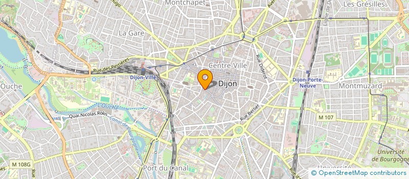 localisation de l'entreprise MONSIEUR JEAN VAILLON  DIJON