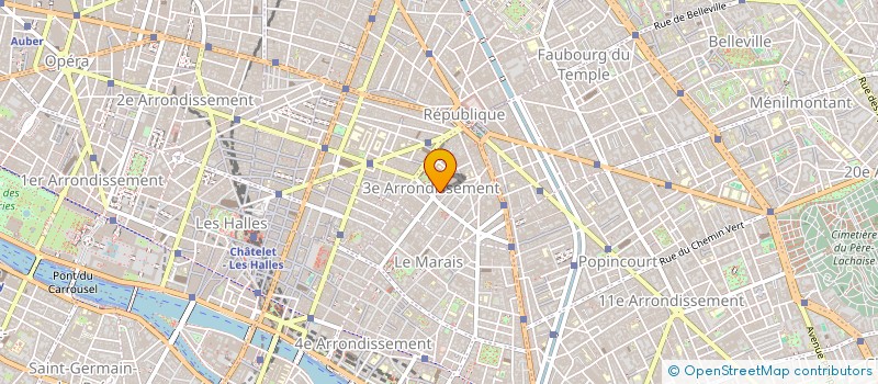 localisation de l'entreprise MONSIEUR JEAN VAISE à PARIS