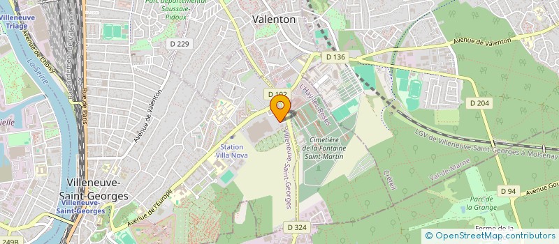 localisation de l'entreprise MONSIEUR JEAN VAISSETTE à VILLENEUVE-SAINT-GEORGES
