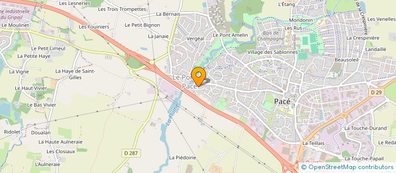 localisation de l'entreprise MONSIEUR JEAN VALADE  PACE