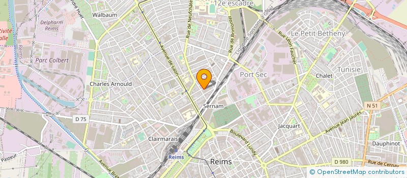 localisation de l'entreprise MONSIEUR JEAN VALADE à REIMS