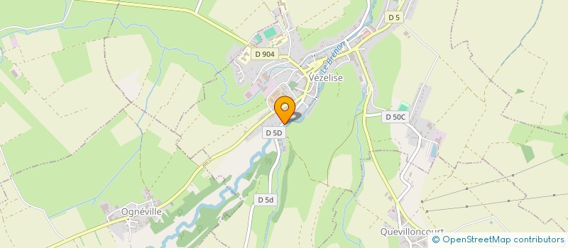 localisation de l'entreprise MONSIEUR JEAN VALANCE  VEZELISE