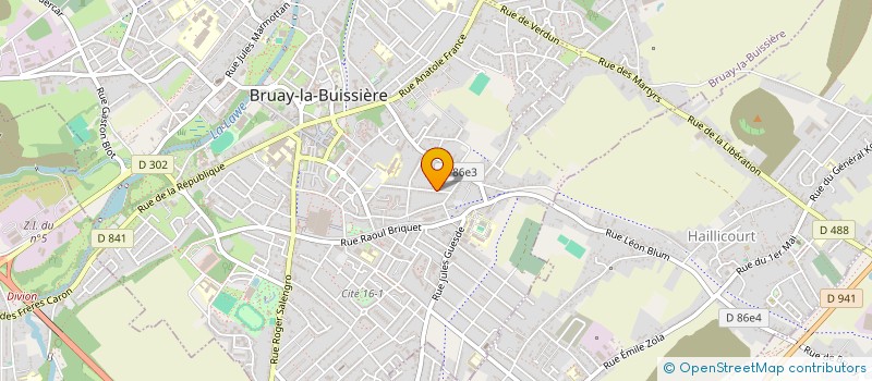 localisation de l'entreprise MONSIEUR JEAN VALCKE à BRUAY-LA-BUISSIERE