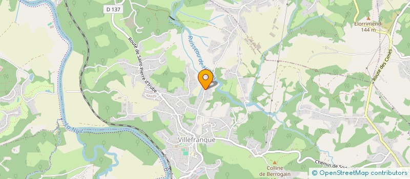 localisation de l'entreprise MONSIEUR JEAN VALDES  VILLEFRANQUE