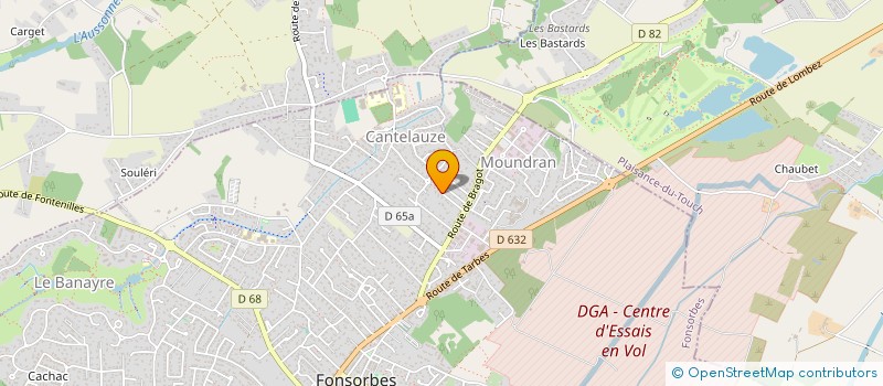 localisation de l'entreprise MONSIEUR JEAN VALENTI  FONSORBES