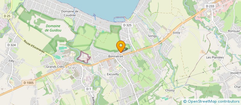 localisation de l'entreprise MONSIEUR JEAN-VALERE COLLOMB  DOUVAINE