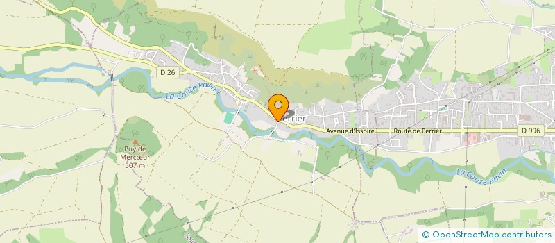 localisation de l'entreprise MONSIEUR JEAN-VALERY MACQ  PERRIER