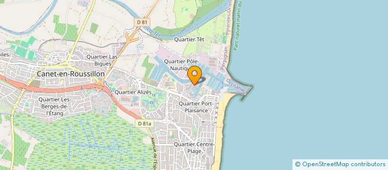 localisation de l'entreprise MONSIEUR JEAN-VALERY TARASCO  CANET-EN-ROUSSILLON