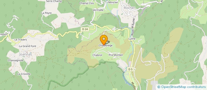 localisation de l'entreprise MONSIEUR JEAN VALETTE  CHASSIERS