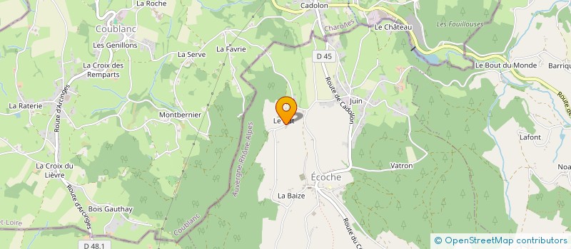 localisation de l'entreprise MONSIEUR JEAN VALFORT à ECOCHE