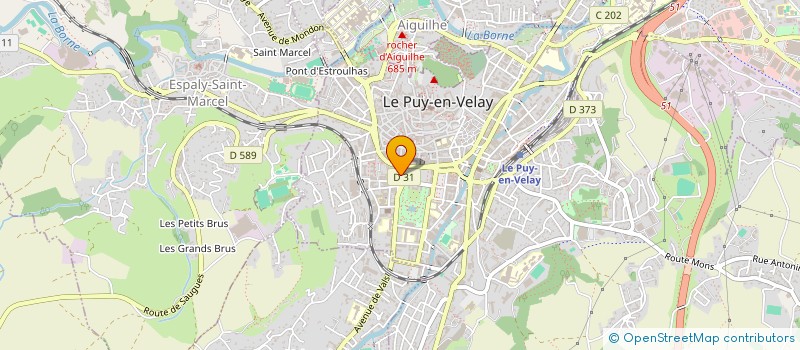 localisation de l'entreprise MONSIEUR JEAN VALHORGUE à LE PUY-EN-VELAY