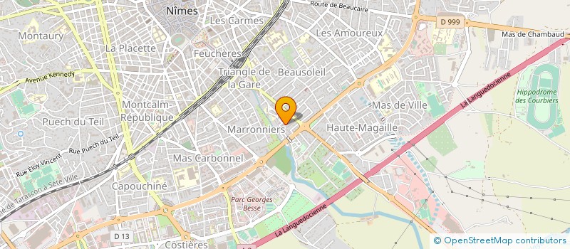 localisation de l'entreprise MONSIEUR JEAN VALLA  NIMES