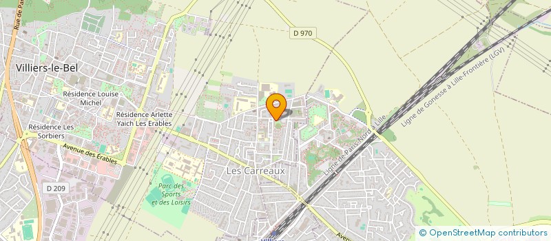 localisation de l'entreprise MONSIEUR JEAN VALLADE  VILLIERS-LE-BEL