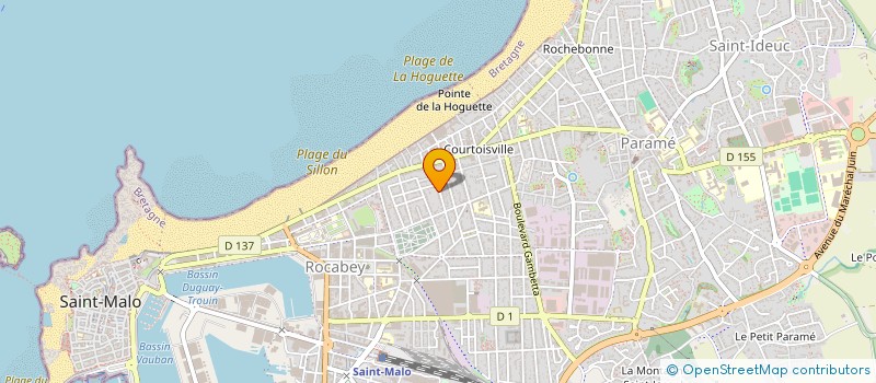 localisation de l'entreprise MONSIEUR JEAN VALLEE  SAINT-MALO