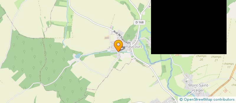 localisation de l'entreprise MONSIEUR JEAN VALLIER  COMBEAUFONTAINE