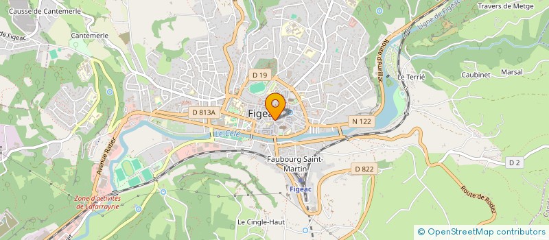 localisation de l'entreprise MONSIEUR JEAN VALLOIS à FIGEAC