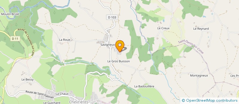localisation de l'entreprise MONSIEUR JEAN VALLOT à CHEVRIERES