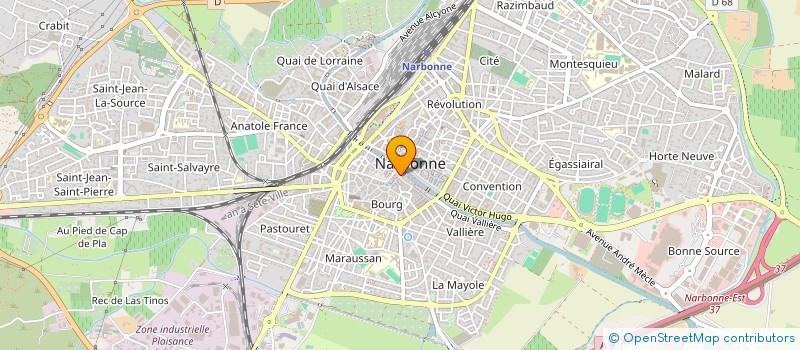 localisation de l'entreprise MONSIEUR JEAN VALLS  NARBONNE