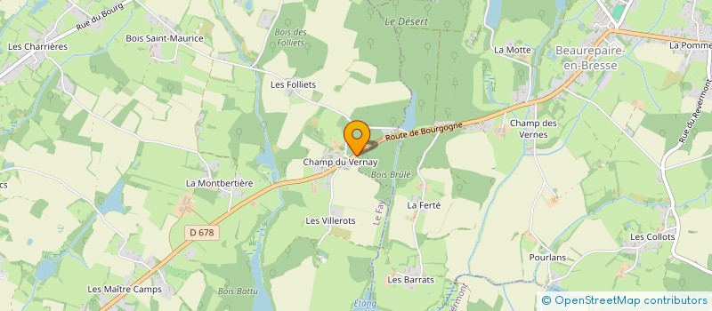 localisation de l'entreprise MONSIEUR JEAN VALSECCHI  SAVIGNY-EN-REVERMONT