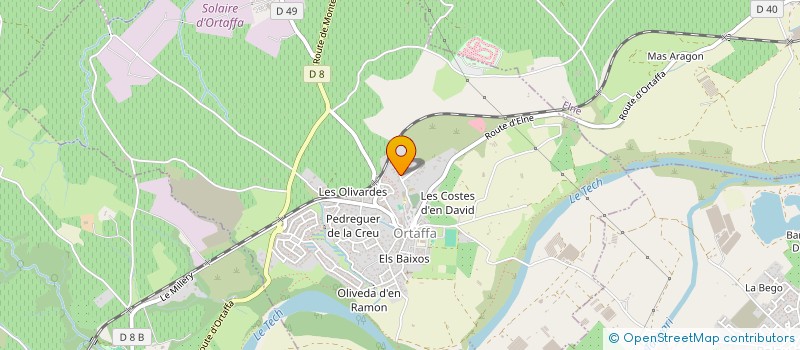 localisation de l'entreprise MONSIEUR JEAN VALZI  ORTAFFA