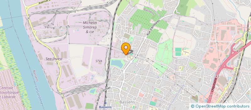 localisation de l'entreprise MONSIEUR JEAN VAN DEN ZANDE  BASSENS