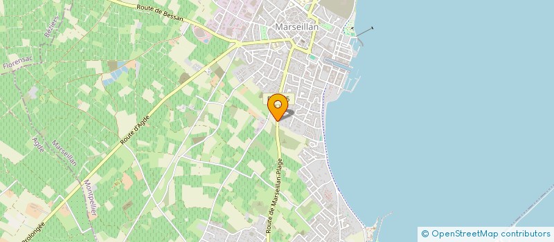 localisation de l'entreprise MONSIEUR JEAN VAN LAETHEM à MARSEILLAN
