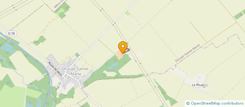 localisation de l'entreprise MONSIEUR JEAN VAN-PETEGHEM  DROUPT-SAINTE-MARIE