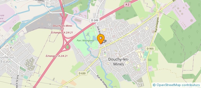 localisation de l'entreprise MONSIEUR JEAN VAN WAES à DOUCHY-LES-MINES